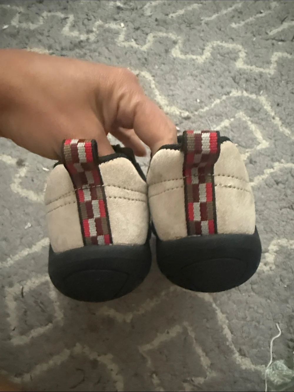 Merrell boys Slide-On Suede Casual Shoes in Light Taupe